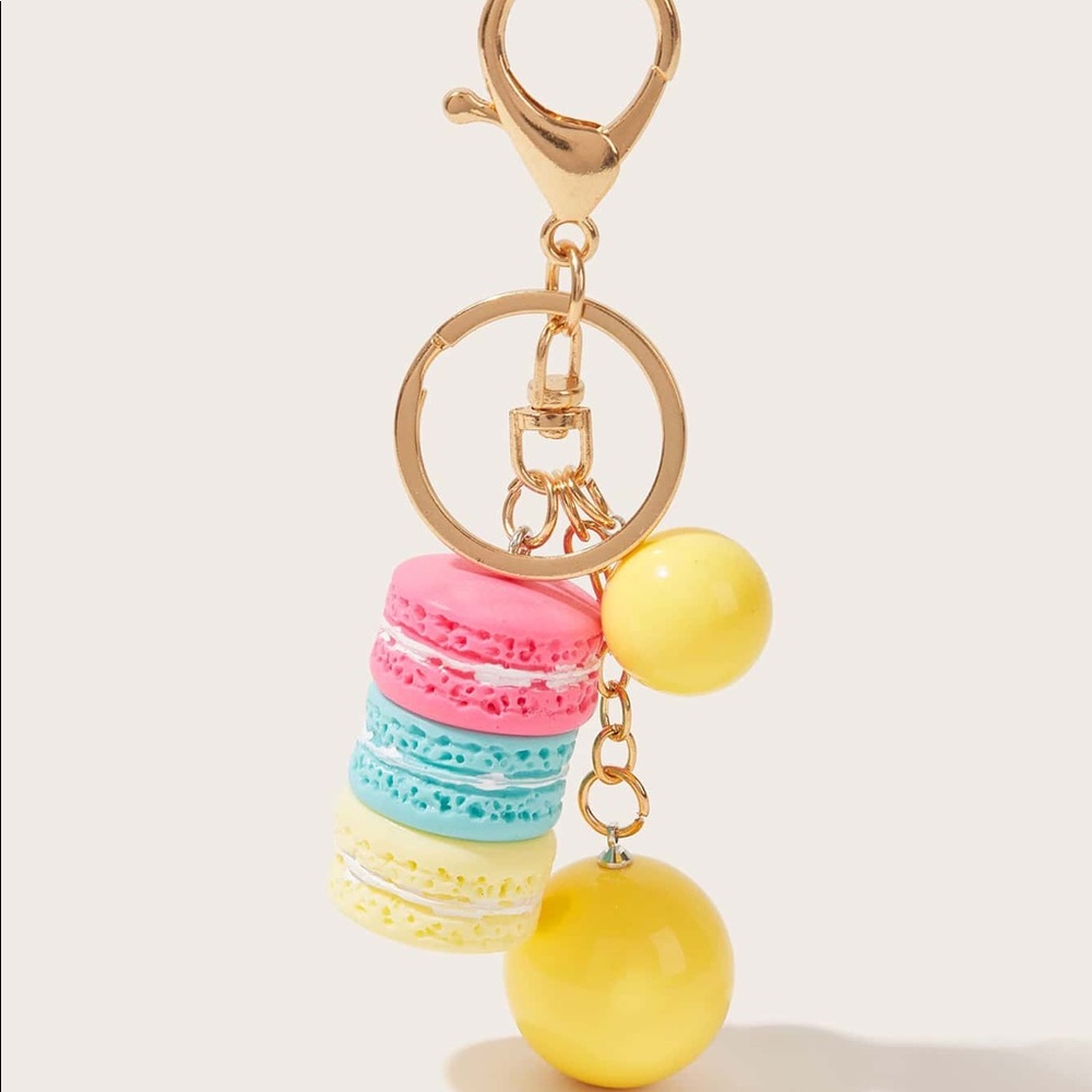 Candy Macaroons Keychain bag charm